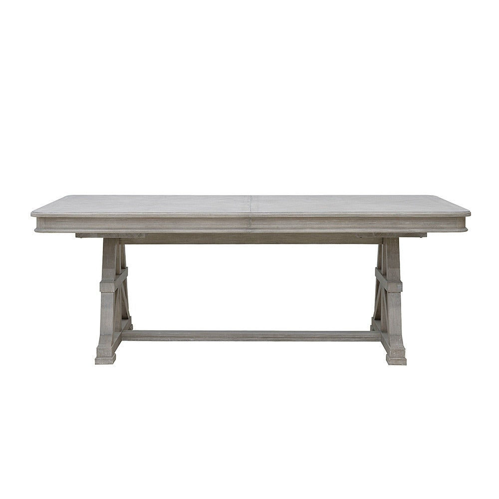 Pulaski - Abbotts Glen Trestle Dining Table in Windmill Grey - P385-DR-K1 veiw 1
