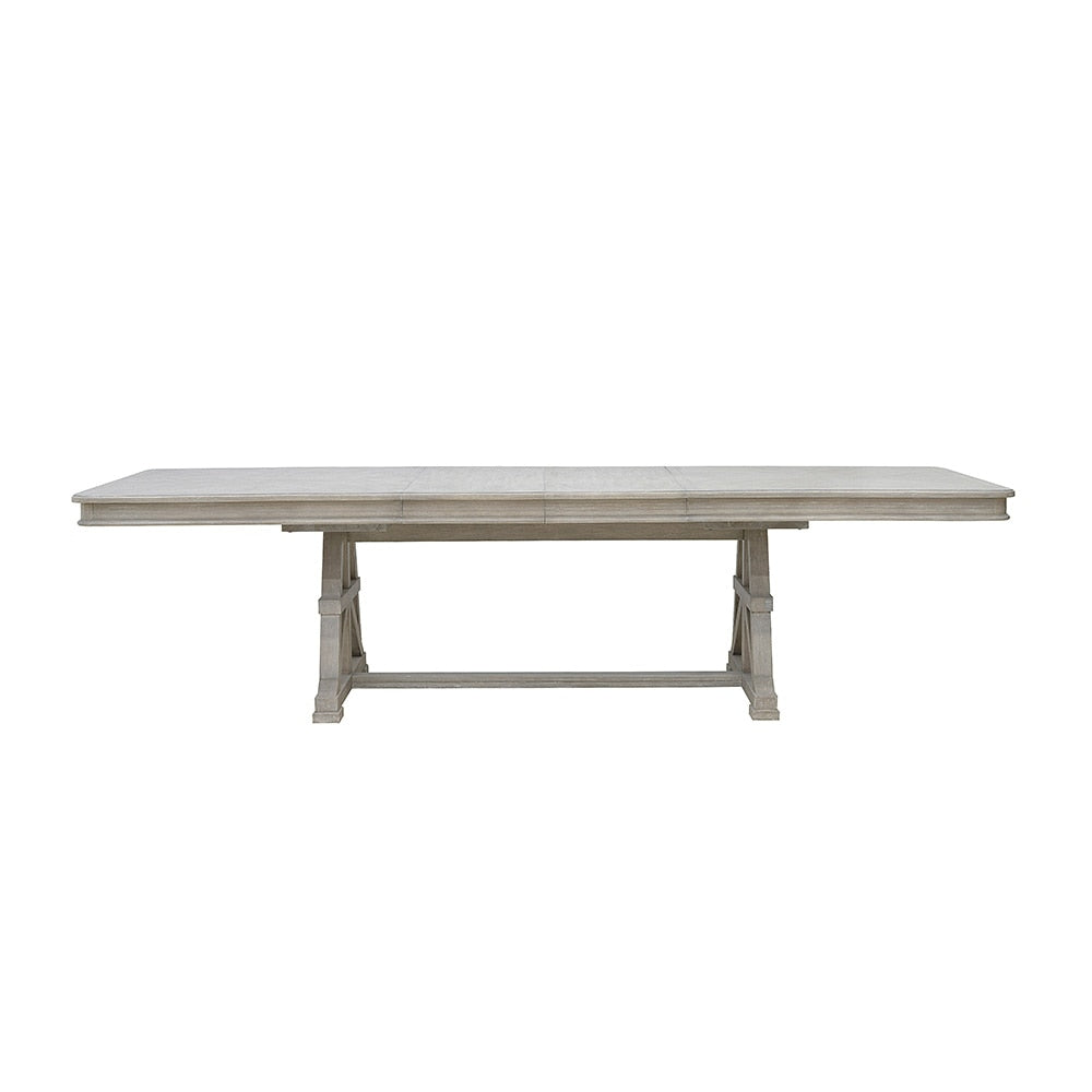 Pulaski - Abbotts Glen Trestle Dining Table in Windmill Grey - P385-DR-K1 veiw 4