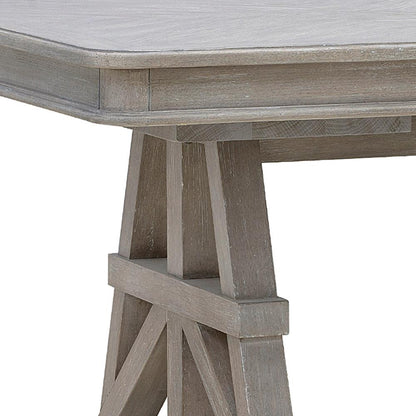 Pulaski - Abbotts Glen Trestle Dining Table in Windmill Grey - P385-DR-K1 veiw 5