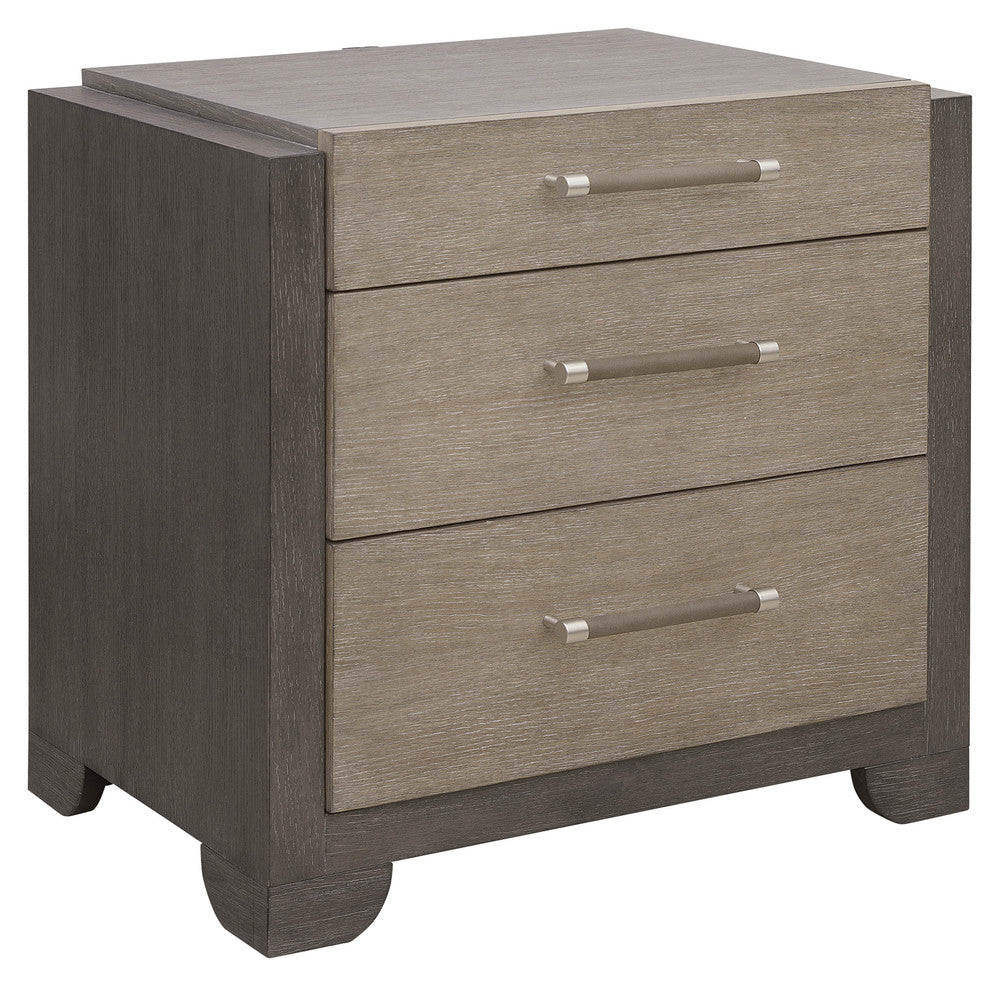 Pulaski - Anderson Park Moose Trail And Frontier Brown 3 Drawer Nightstand - P402140 view 1