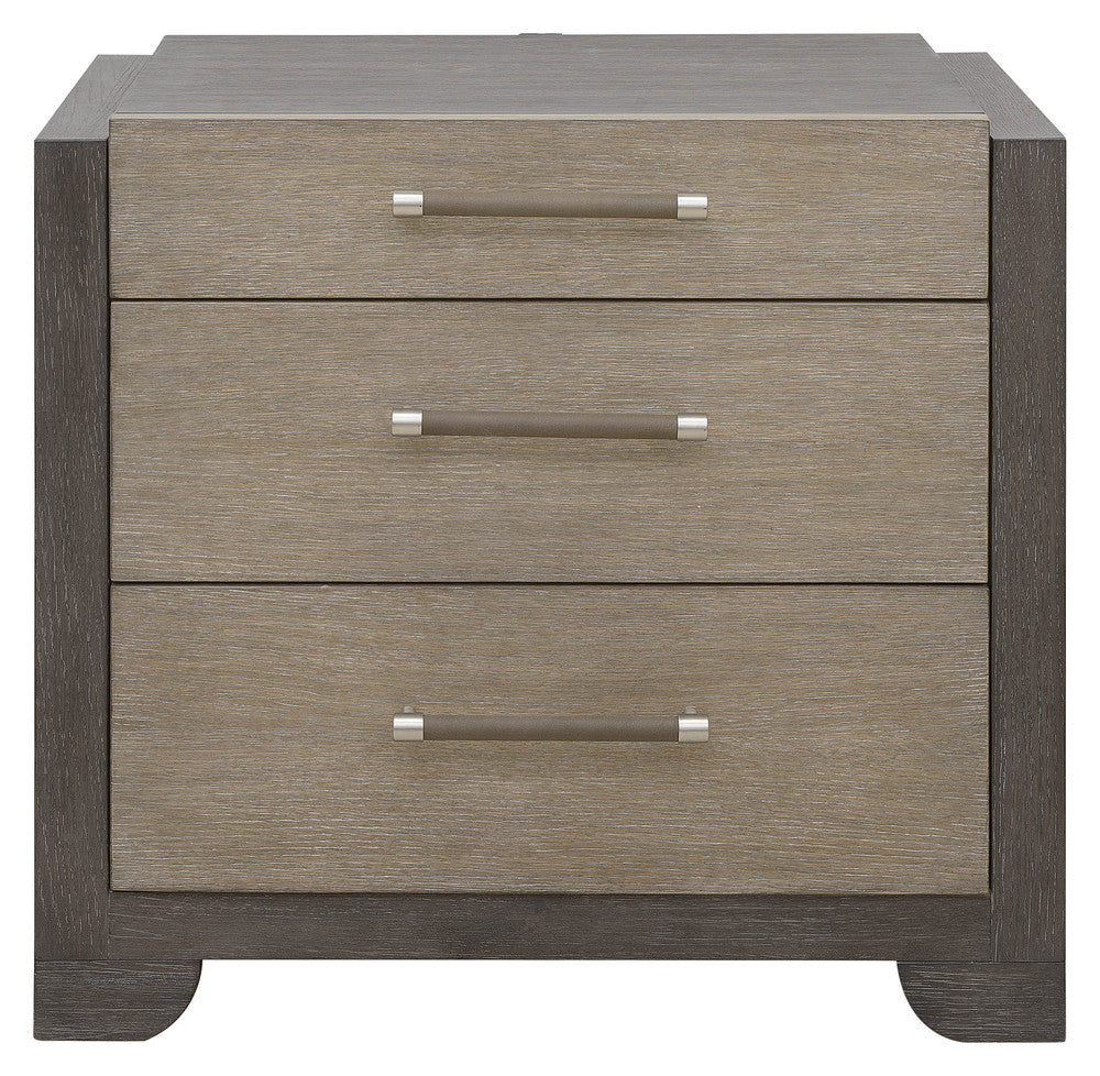Pulaski - Anderson Park Moose Trail And Frontier Brown 3 Drawer Nightstand - P402140 view 2
