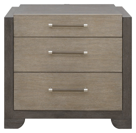 Pulaski - Anderson Park Moose Trail And Frontier Brown 3 Drawer Nightstand - P402140 view 2