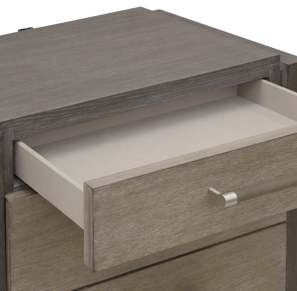 Pulaski - Anderson Park Moose Trail And Frontier Brown 3 Drawer Nightstand - P402140 view 4