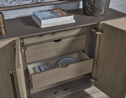 Pulaski - Anderson Park Moose Trail And Frontier Brown 4 Door Sideboard - P402302 view 4