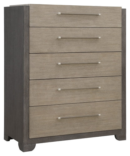 Pulaski - Anderson Park Moose Trail And Frontier Brown 5 Drawer Chest - P402124 view 1