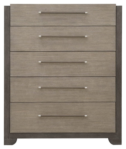 Pulaski - Anderson Park Moose Trail And Frontier Brown 5 Drawer Chest - P402124 view 2