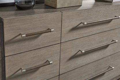 Pulaski - Anderson Park Moose Trail And Frontier Brown 9 Drawer Dresser - P402100 view 4