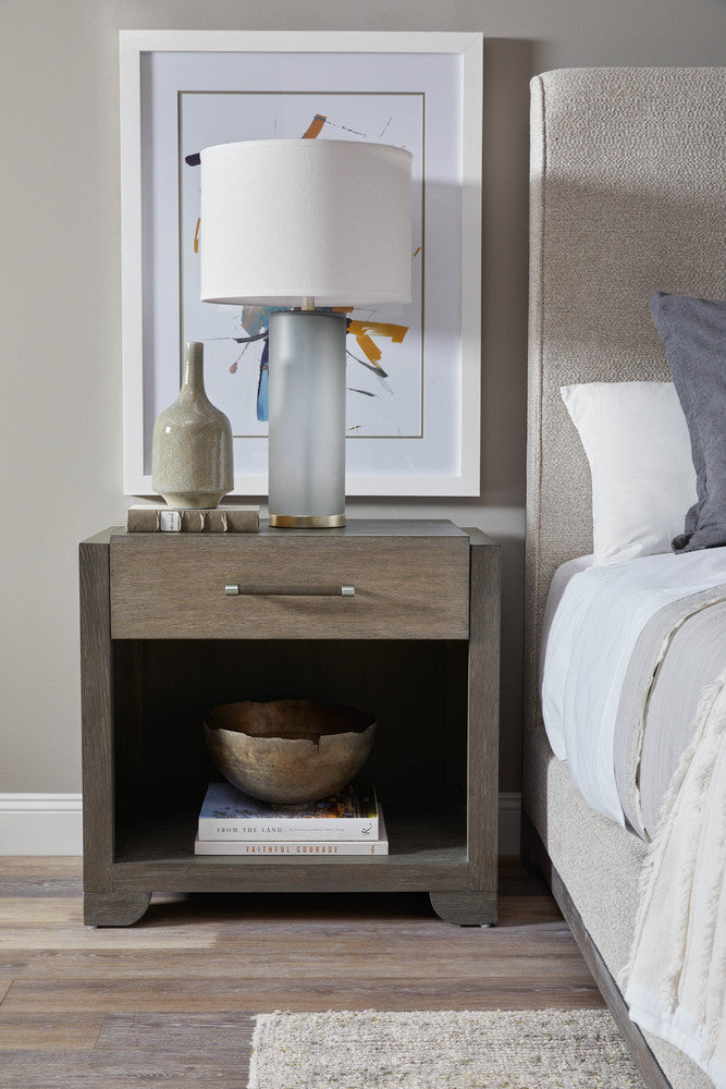 Pulaski - Anderson Park Moose Trail And Frontier Brown Open Nightstand - P402141 view 1