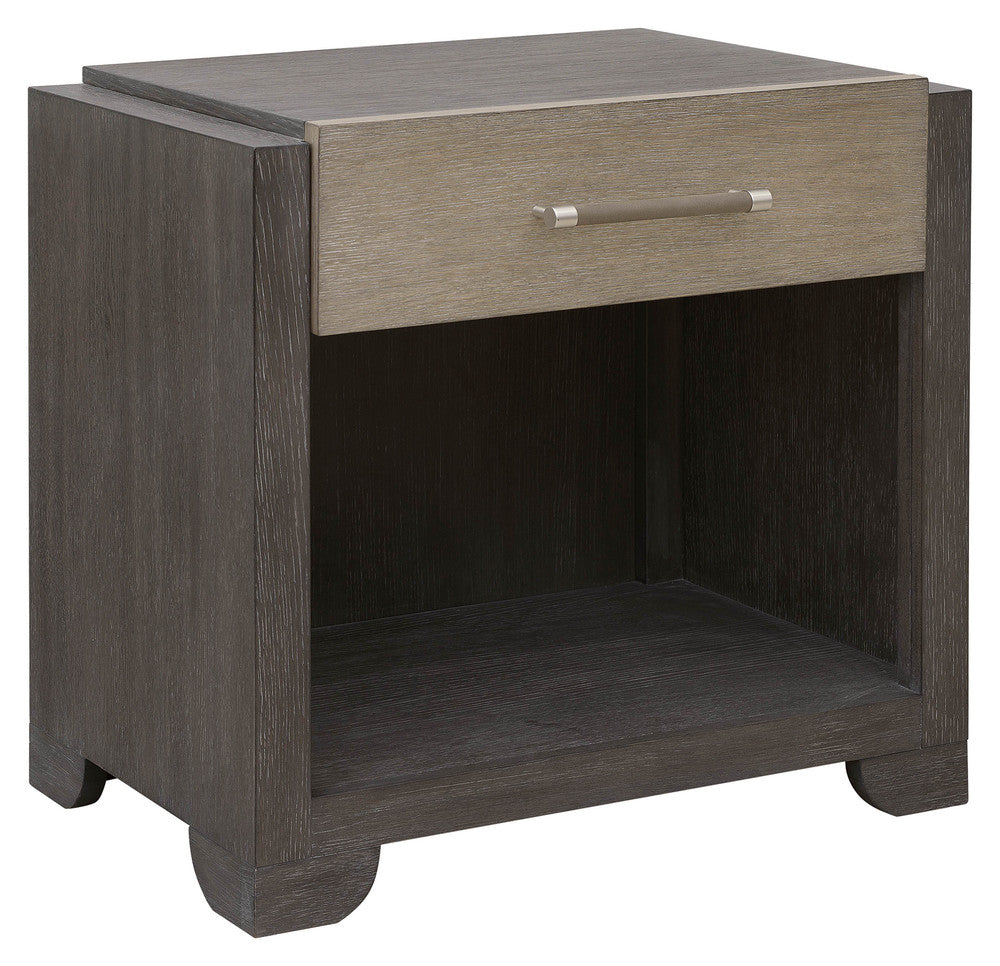 Pulaski - Anderson Park Moose Trail And Frontier Brown Open Nightstand - P402141 view 2