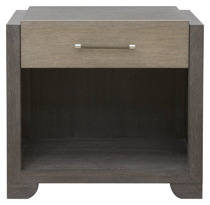 Pulaski - Anderson Park Moose Trail And Frontier Brown Open Nightstand - P402141 view 3