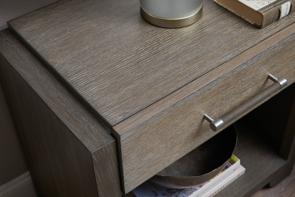 Pulaski - Anderson Park Moose Trail And Frontier Brown Open Nightstand - P402141 view 4