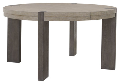 Pulaski - Anderson Park Moose Trail And Frontier Brown Round Dining Table - P402230 view 1