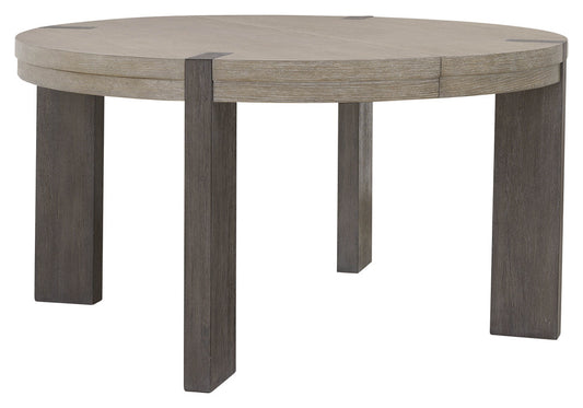 Pulaski - Anderson Park Moose Trail And Frontier Brown Round Dining Table - P402230 view 1