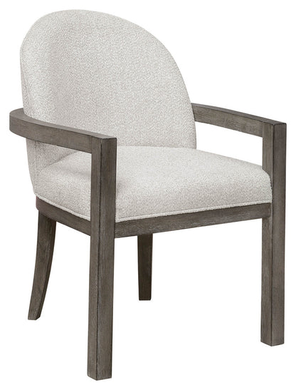 Pulaski - Anderson Park Moose Trail And Frontier Brown Upholstered Host Chair - P402275 view 2