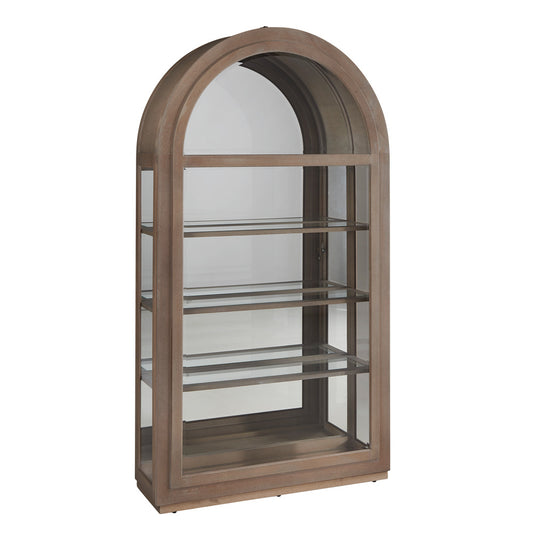 Pulaski - Arch Sliding Door Curio Cabinet - P021787 view 1