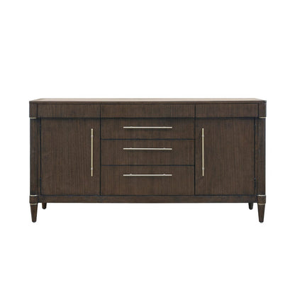 Pulaski - Asher Park Glass Top 2 Door Buffet with Storage Drawers - P393302 view 2