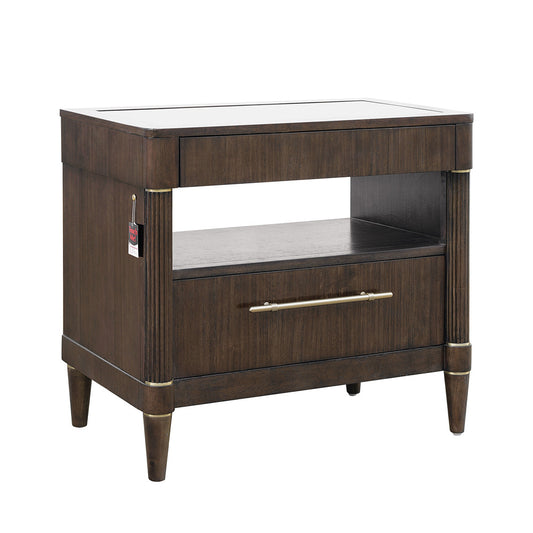 Pulaski - Asher Park Glass Top Bachelor's Chest - P393123 view 1