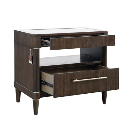 Pulaski - Asher Park Glass Top Bachelor's Chest - P393123 view 3
