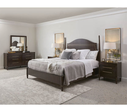 Pulaski - Asher Park King Poster Bed - P393-BR-K4