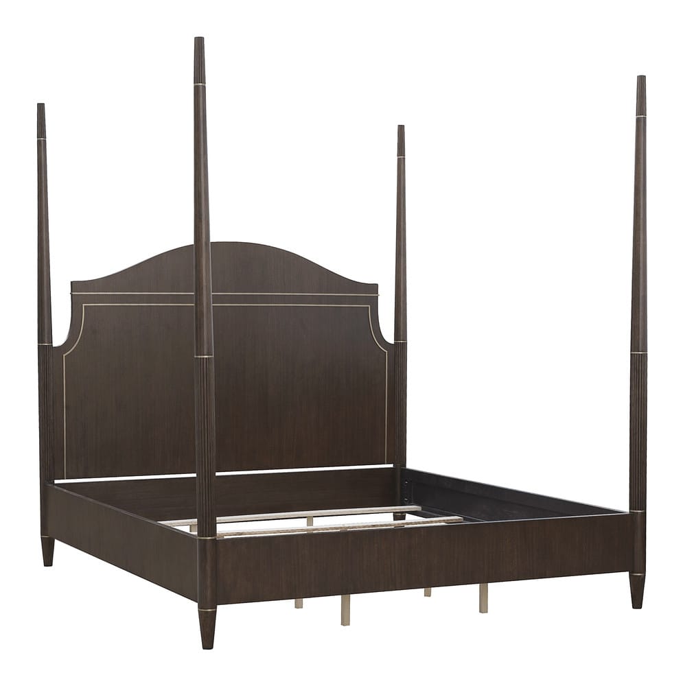 Pulaski - Asher Park Piano Brown Queen Poster Bed - P393-BR-K2 view 3