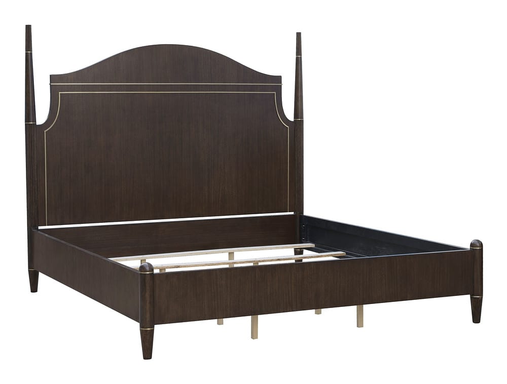 Pulaski - Asher Park Piano Brown Queen Poster Bed - P393-BR-K2 view 4
