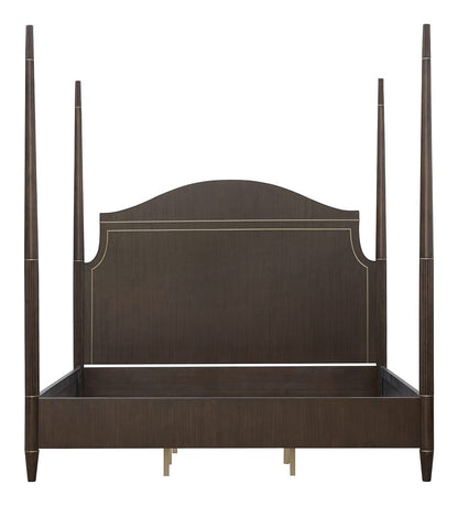 Pulaski - Asher Park Piano Brown Queen Poster Bed - P393-BR-K2 view 5