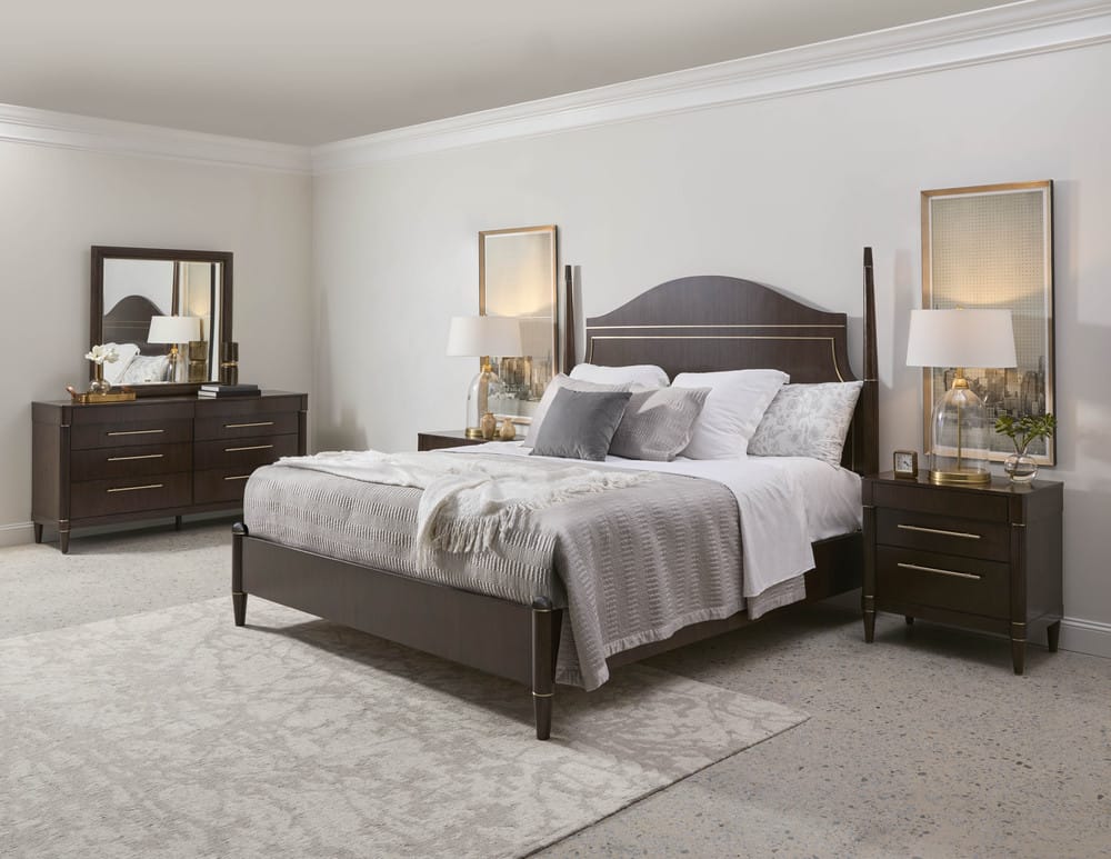 Pulaski - Asher Park Piano Brown Queen Poster Bed - P393-BR-K2 view 10