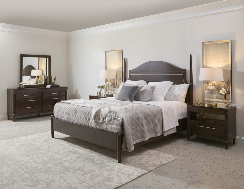 Pulaski - Asher Park Piano Brown Queen Poster Bed - P393-BR-K2 view 11
