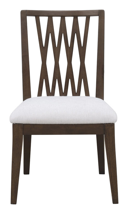 Pulaski - Asher Park Piano Brown Wood Back Side Chair Two Pack - P393260 view 2