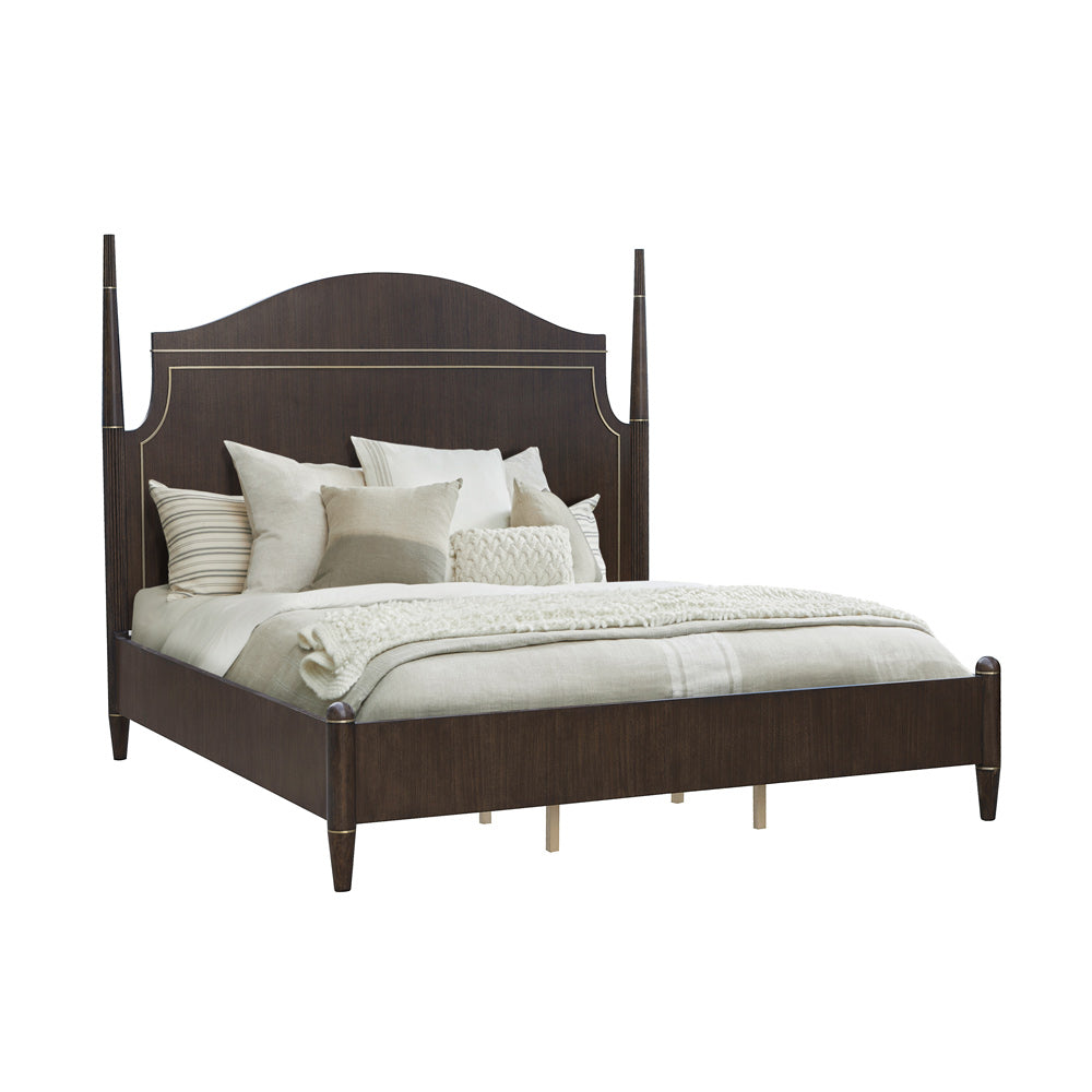 Pulaski - Asher Park Queen Poster Poster Bed - P393-BR-K2 view 1