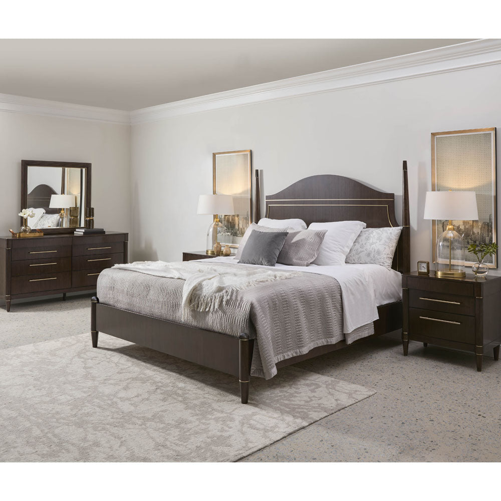 Pulaski - Asher Park Queen Poster Poster Bed - P393-BR-K2