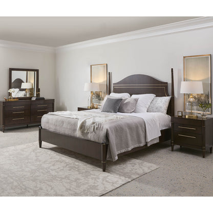 Pulaski - Asher Park Queen Poster Poster Bed - P393-BR-K2