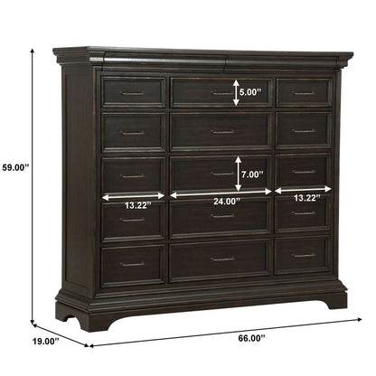 Pulaski - Caldwell 17 Drawer Master Chest - P012127 veiw 6