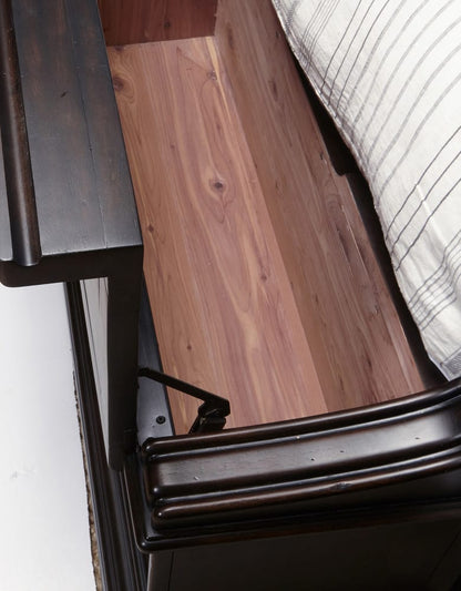 Pulaski - Caldwell Deep Brown King Storage Bed - P012-BR-K4 view 4