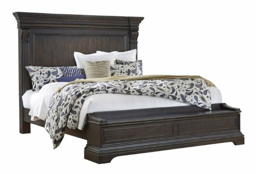 Pulaski - Caldwell Queen Bed with Storage veiw 1