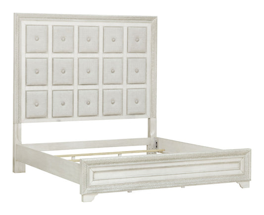 Pulaski - Camila Creamy White California King Upholstered Bed - P269-BR-K5 view 2