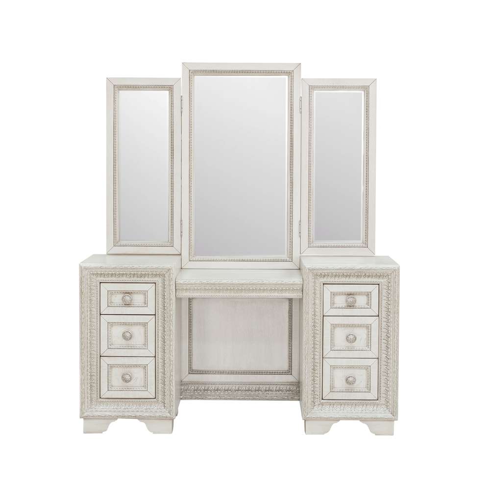 Pulaski - Camila Vanity and Mirror - P269-BR-K11 veiw 1