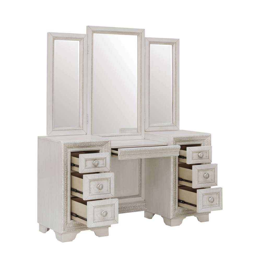 Pulaski - Camila Vanity and Mirror - P269-BR-K11 veiw 4