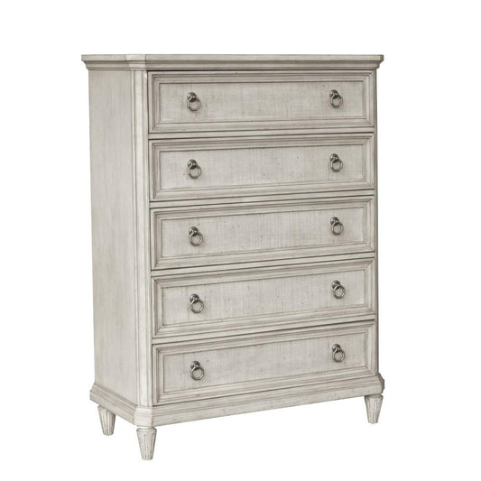 Pulaski - Campbell Street 5 Drawer Chest in Vanilla Cream - P123124_CLOSEOUT veiw 1
