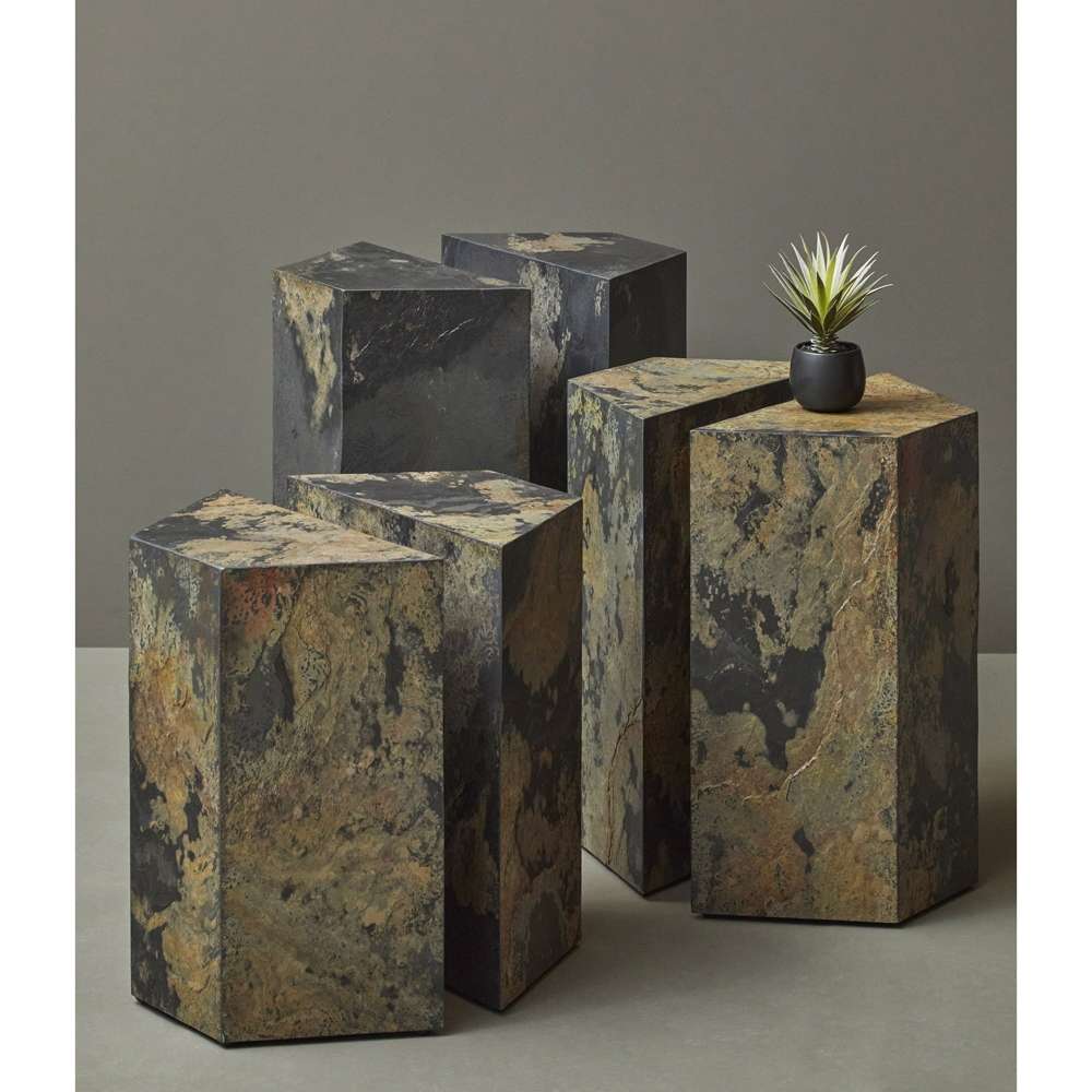 Pulaski - Compostela and San Juan Slate Pedestal - P301544_CLOSEOUT veiw 6