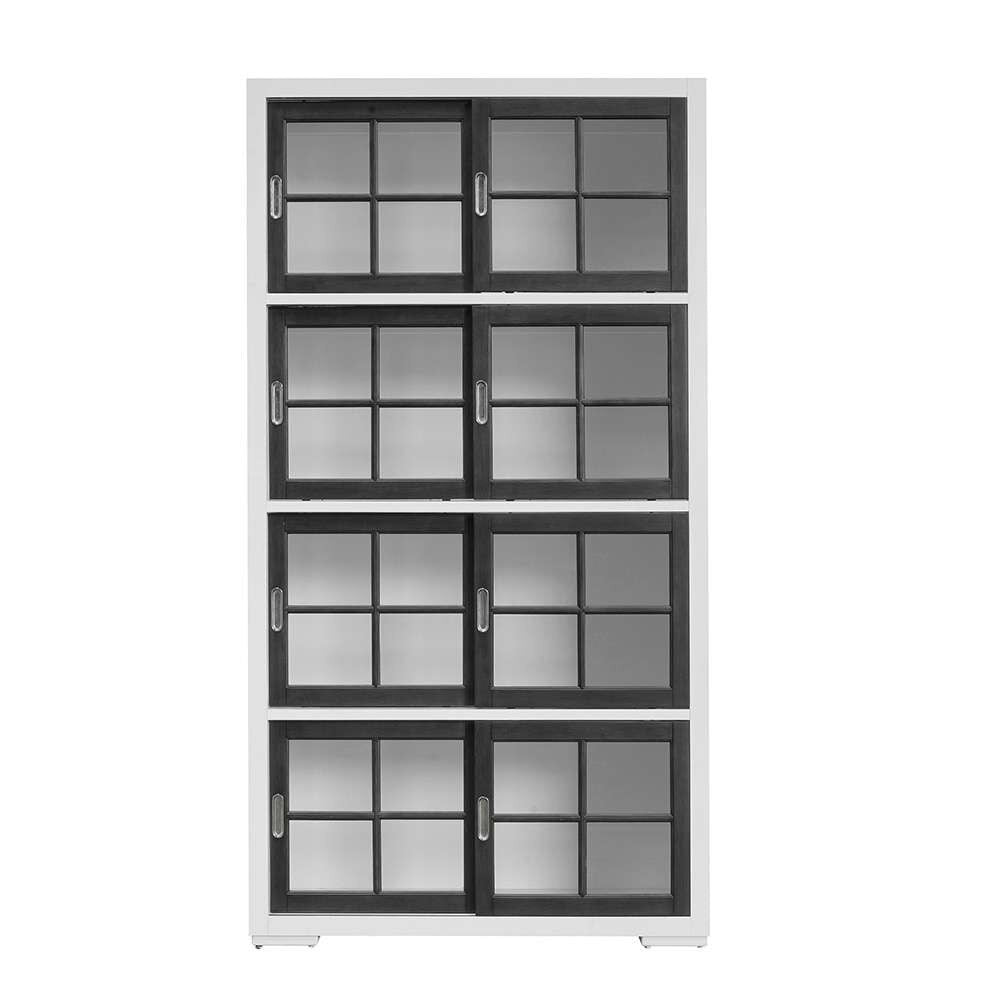 Pulaski - Contemporary 4-Shelf Sliding Door Bookcase - P021773_CLOSEOUT veiw 2