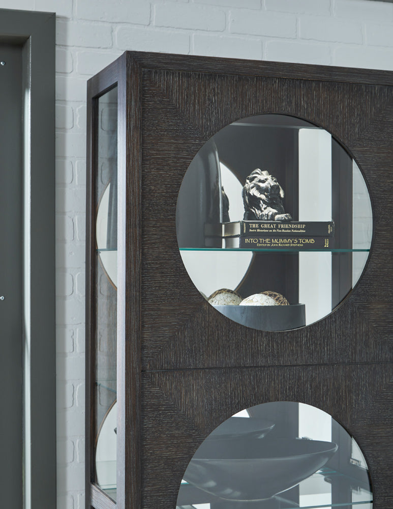 Pulaski - Contemporary Side Entry Curio Cabinet - P021788 view 7