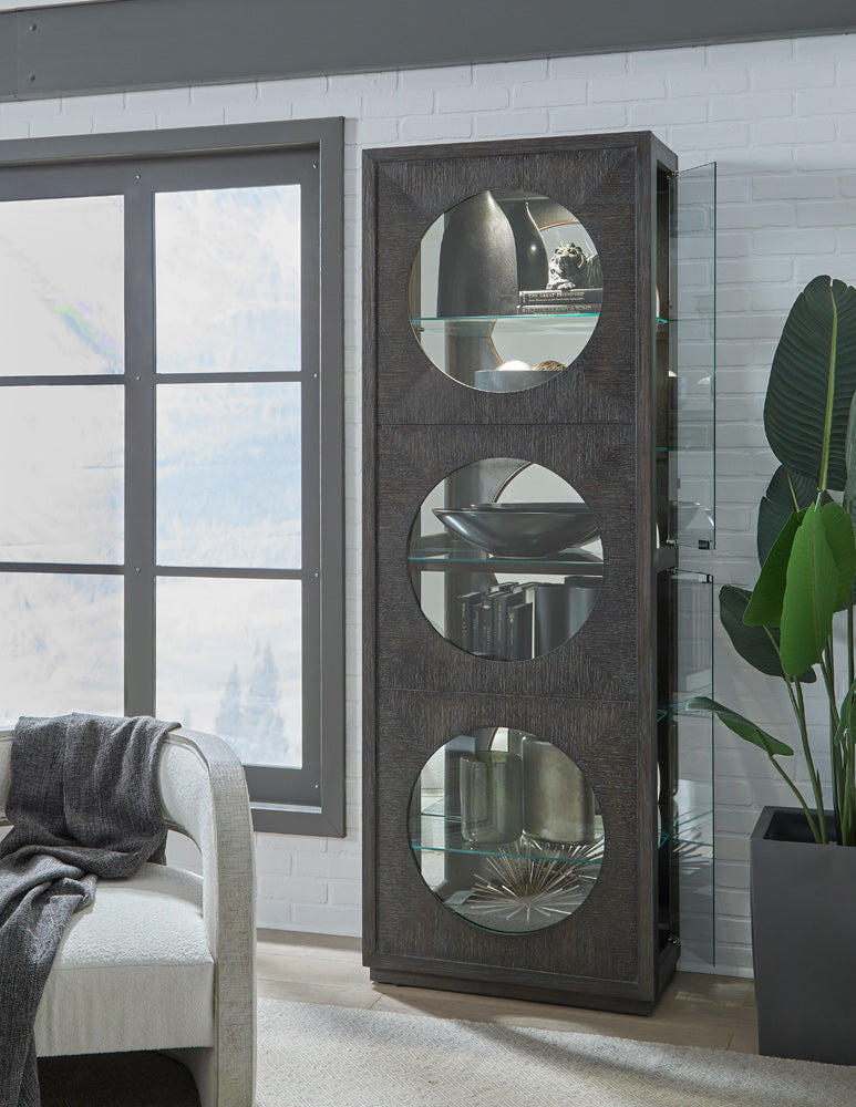 Pulaski - Contemporary Side Entry Curio Cabinet - P021788 view 10