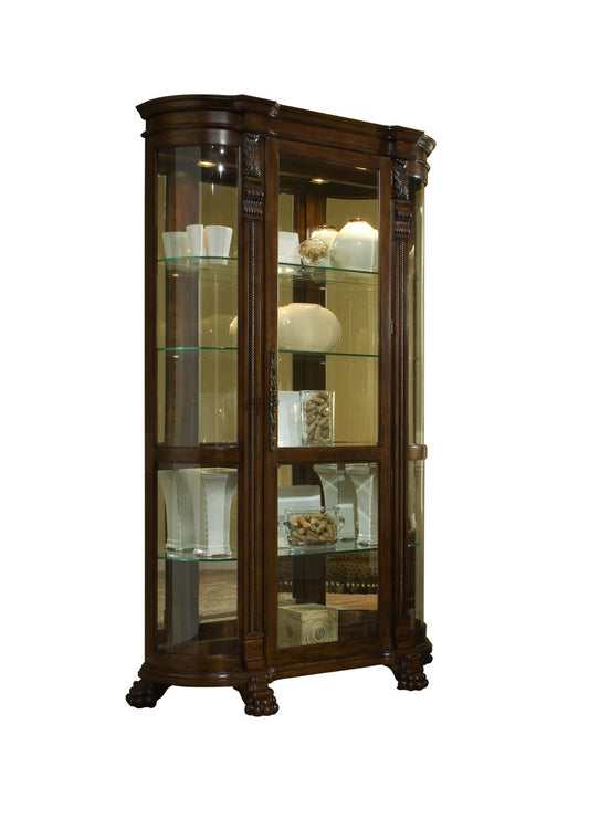 Pulaski Foxcroft Curved End Curio 102003 View 1