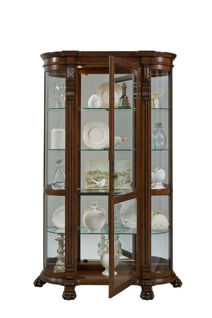 Pulaski Foxcroft Curved End Curio 102003 View 8