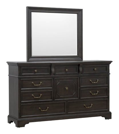 Pulaski - Hickory Creek Brown Velvet 10 Drawer Dresser With Mirror - P386-BR-K7 view 2