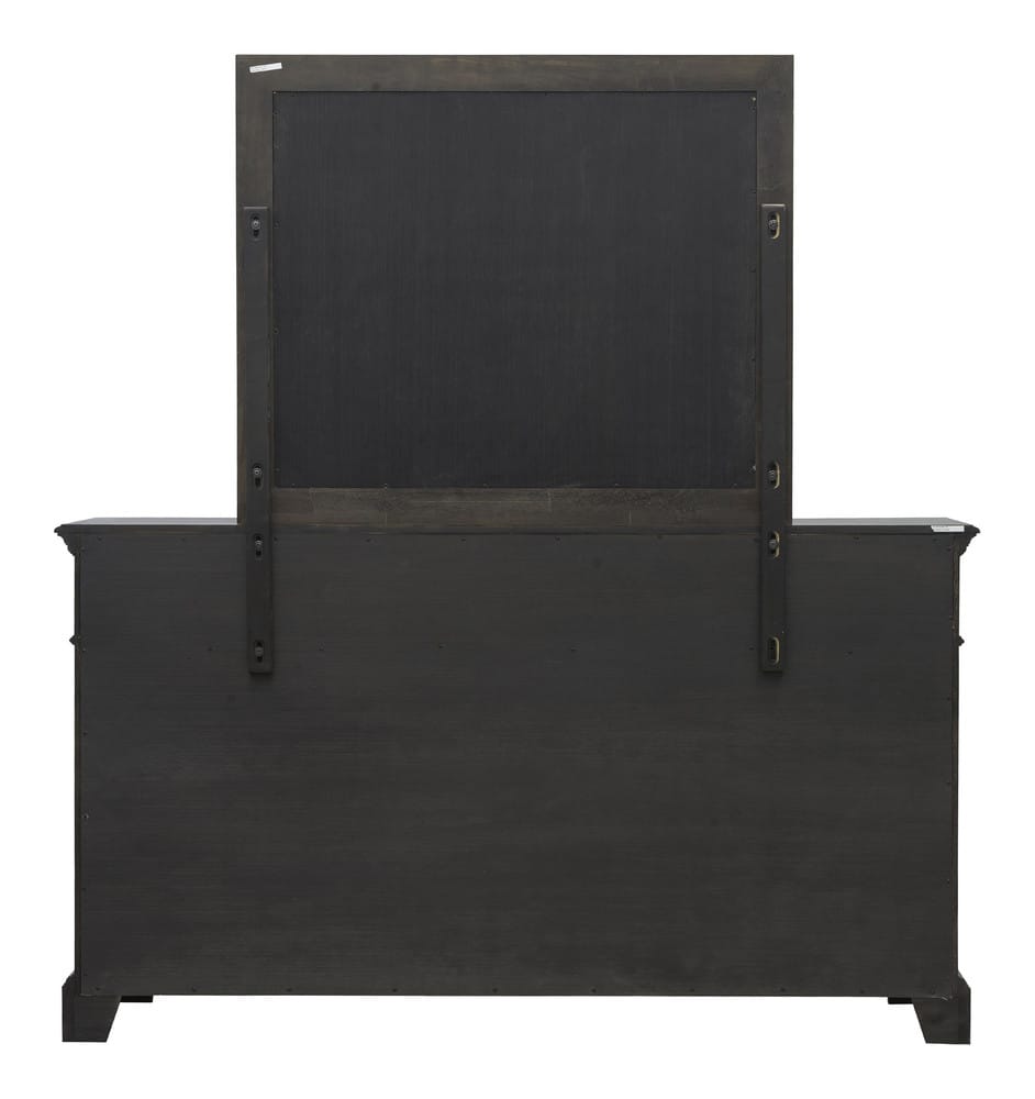 Pulaski - Hickory Creek Brown Velvet 10 Drawer Dresser With Mirror - P386-BR-K7 view 5