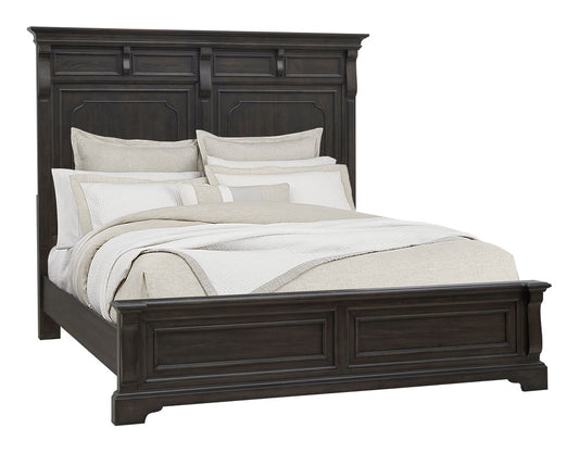 Pulaski - Hickory Creek Brown Velvet Queen Panel Bed - P386-BR-K1 view 1