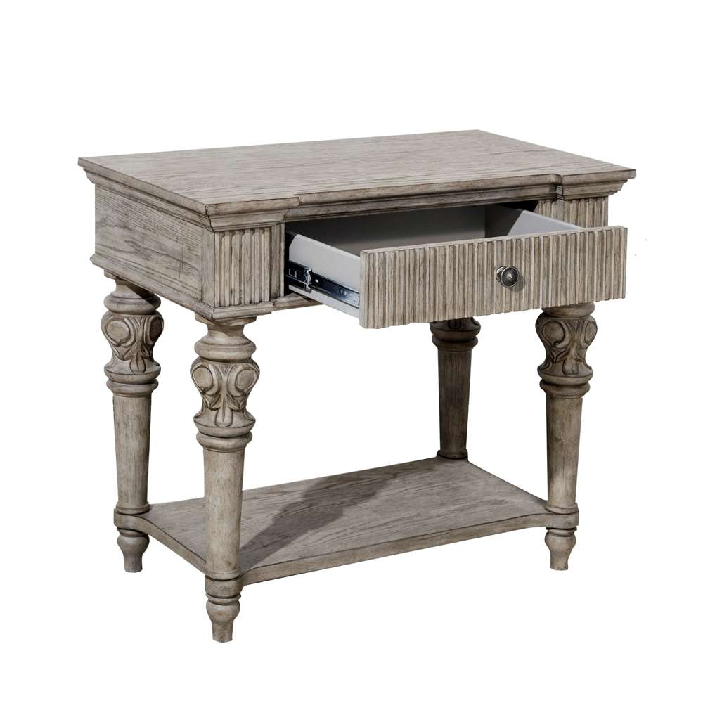 Pulaski - Kingsbury 1 Drawer USB Charging Open Nightstand - P167142 veiw 4