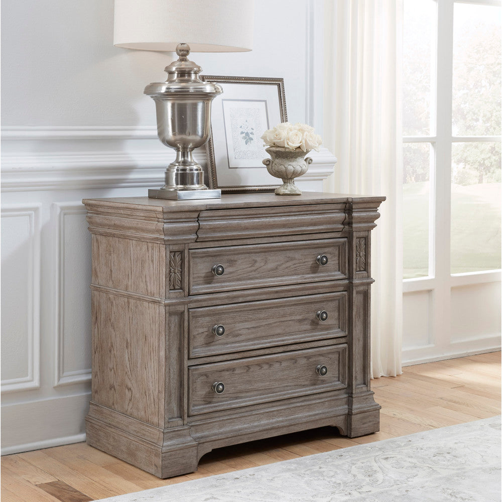 Pulaski - Kingsbury French Gray 4 Drawer Bachelor Chest - P167123 view 1